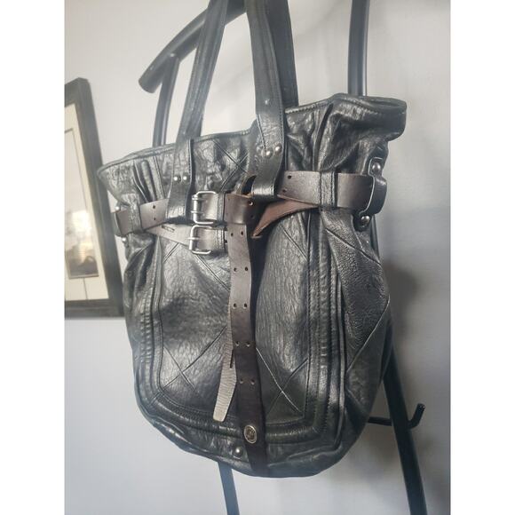 Revel Womens Purse Black Leather - Picture 2 of 7